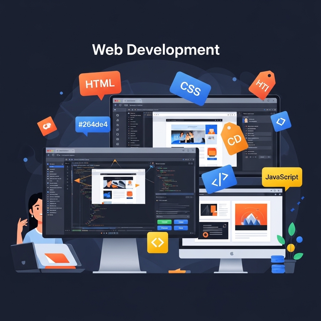 تطوير الويب للمبتدئين